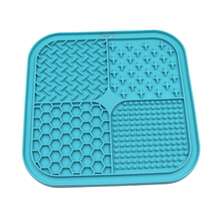 Bộ 4 tấm lót liếm cho thú cưng, chống nghẹn, chống trượt, bằng silicon, dùng cho bát ăn chậm của chó có giác hút, có thể dùng để giảm bớt sự nhàm chán và lo lắng cho thú cưng, khi tắm, cắt móng, thu hút sự chú ý của thú cưng. - Xem 11