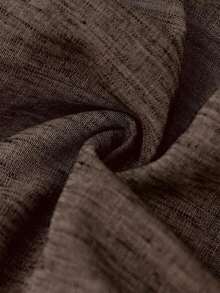 Pantalones anchos de cintura alta con volantes, estilo casual para vacaciones, aptos para primavera, verano y otoño - Marrón - Ver 10
