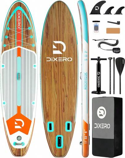Inflatable Stand Up Paddle Board With Accessories, 11'*33 Inflatable Paddle Boards Adults & Youth Of All Skill Levels
