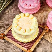1pc Cheese Shaped Squishy Toy, Realistic Cheese Stress Relief Toy, Creative Fun Gadget For Adults & Students - Multicolor - View 11