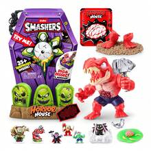 ZURU Smashers Mega Horror House Monster Toy, Interactive Coffin Playset With 35+ Surprises, Lights & Sounds, Sand, Slime, Dig & Dissect Buildable Monsters, Birthday Gift For Kids - Multicolor - View 3