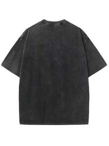 1 camiseta con estampado de cebra, leopardo y corazón con brillo, camiseta de moda de algodón lavado de alta calidad de la marca Orca, camiseta unisex, un artículo popular para uso diario, perfecta para regalar a familiares y amigos en Pascua, Día de la Madre, Día de la Independencia y otras festividades. 180g 100% Algodón - Negro - Ver 2