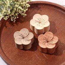 1PC Flower Shape Aroma Essential Oil Diffuser Wooden Aromatherapy Diffuser Car Incense Refreshing Sleep Aid Home Decoration - Style3 - View 2