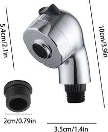 Salon Shampoo Bowl Spray Head, Top Control Button Pedicure Chair Sprayer, Adjustable Hair Washing Handheld Shower Head For Salon &Amp; Spa Chairs - Head Top Control Button - View 2