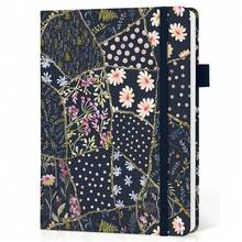 Lined Journal Notebook For Women & Men, Hardcover Leather Journal For Writing, A5 College Ruled Notebook For Work & Note Taking, Perfect For Office School Home Supplies, 160 Pages, Butterfly - B-patchwork Floral - View 8