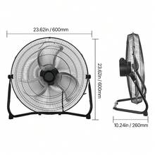 Ventiladores de pedestal - Enchufe EU Tipo F(220-240V) - Ver 10