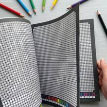 32 Themes Mystery Mosaics Color By Number For Adults & Teens, Pixel Art Hidden Pattern Coloring Book, Stress Relief & Mindfulness Painting Activity, Creative Birthday Gift For Art Lovers, Large Size 11.4inch - White - View 9