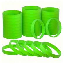 30-1pack Summer Candy Color Silicone Wristbands, Suitable For Concerts, Electronic Music Events, Stadiums, Fashion Apparel, Multiple Colors Available - Multicolor - View 10