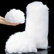Polyester Fiberfill Stuffing 200g/7oz - Ultra-Soft & Fluffy Premium Polyfill Stuffing For Stuffed Animals,Crochet Stuffing, DIY Crafts - High Resilience - 3D Cotton Filling - View 2