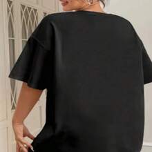 Camiseta Vintage con Diseño Artístico de Acuarela de Música Groovy de Motown, Diseño de Silueta Retro Soul, Transpirable, Camiseta Casual de Manga Corta con Cuello Redondo para Mujer, Perfecta para la Moda de Verano al Aire Libre, Camisetas de Música - Blanco - Ver 2