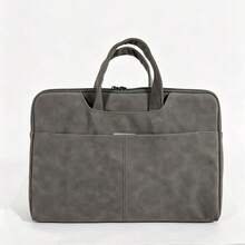 Funda para portátil de piel sintética premium - Diseño resistente y de apertura completa, se ajusta a dispositivos de 13-14 pulgadas - Ideal para uso diario en la oficina, con estilo y elegante, esencial para la vuelta al cole como bolsa para portátil - 13-14Inches - Ver 22
