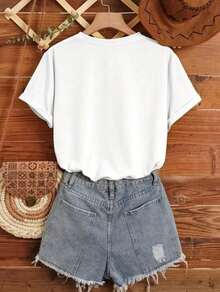 Camiseta Casual de Manga Corta para Mujer Semetransparente, Tela ligera  Estampado de Leopardo y Cerezas, Negra con Detalles Dorados Brillantes, Elasticidad Media semitransparente ligera  Lavable en Máquina, Comodidad Todo el Año - Burdeos - Ver 2