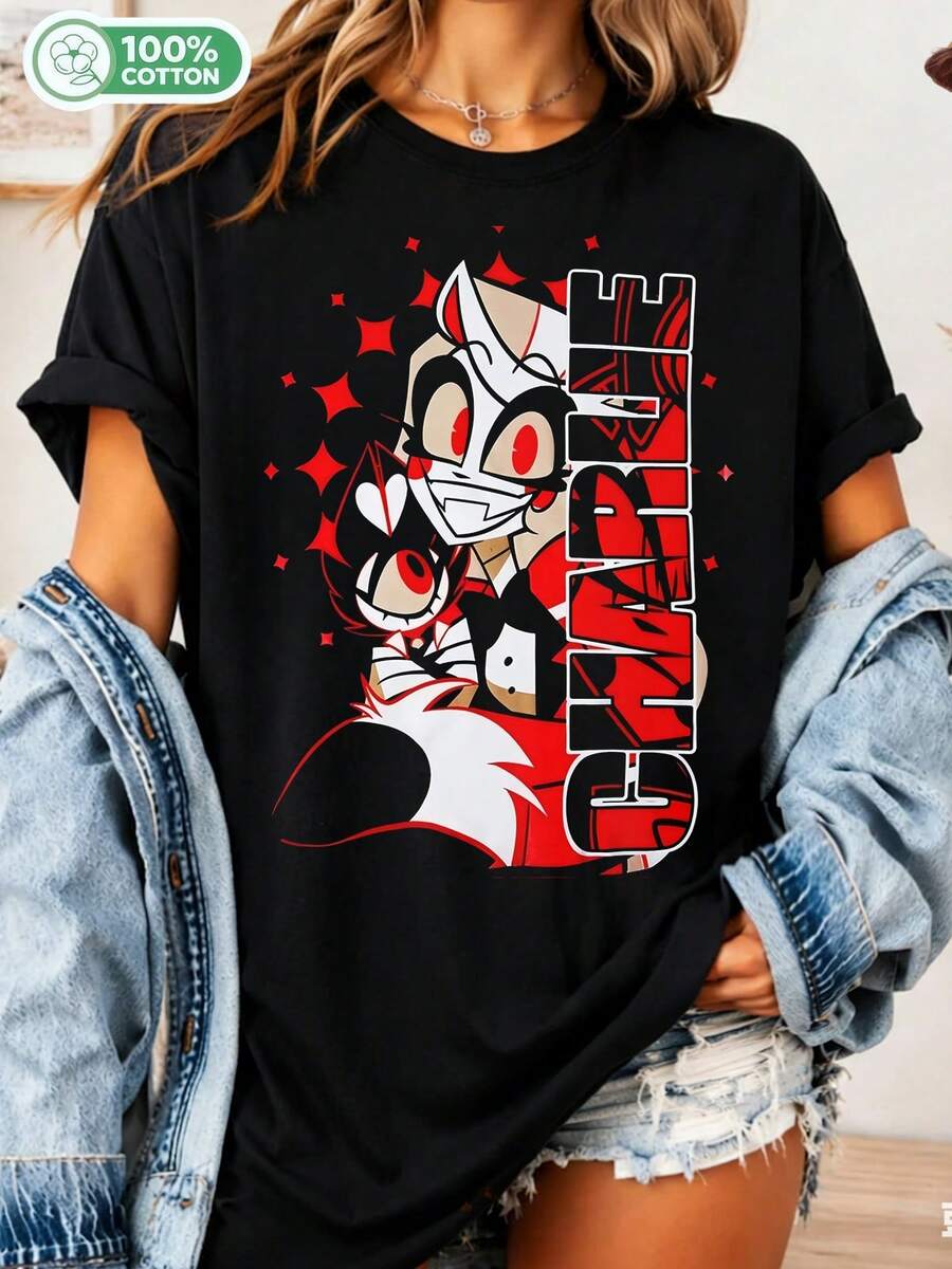 Women T-Shirts - Black - View 1