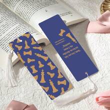 2pcs PET Printed Bookmarks, Exquisite And Beautiful Patterns, Durable And Elegant, Unique Design Suitable For Daily Use Or Collection. The Best Gift For Back To School Season, Whether For Personal Use Or Gifting To Family And Friends, It Is A Unique And Practical Gift Choice, Adding Atmosphere And Fun To Reading Time (Random Color Tassels) - 2PCS - View 11