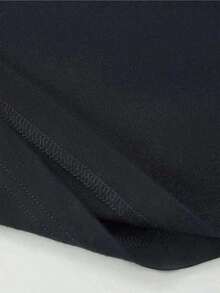 Camiseta% Algodón, Holgada y Cómoda YRKJ - Negro - Ver 5