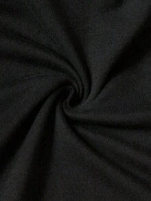 Men's Short-Sleeved T-Shirt, Made Of Printed Cotton, Lightweight And Comfortable For Everyday Casual Wear. This Is Not A Set; The Pants Shown Are For Illustrative Purposes Only. - 黑色 - 查看 4