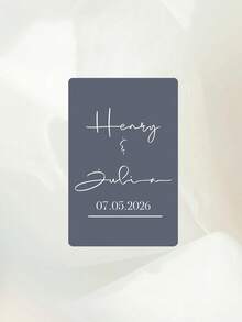 Bộ bài tây tùy chỉnh, văn bản cá nhân hóa, quà tặng đám cưới độc đáo, quà tặng gia đình, sổ lưu niệm thay thế cho khách mời đám cưới, bộ bài tây. - Nhiều màu - Xem 25