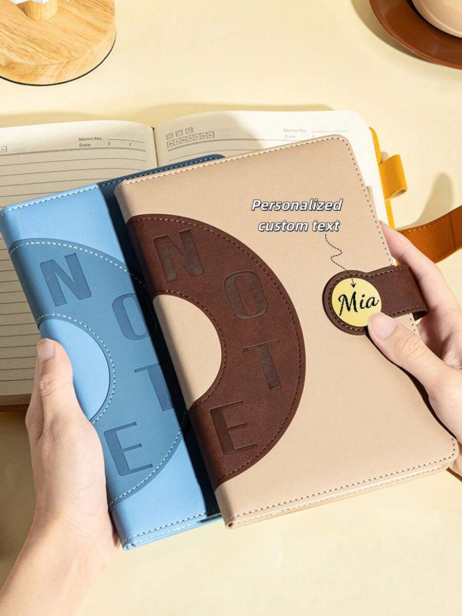 Personalized Custom 2026 New Business Notebook A5 Office Gift, Logo Printing Advertising, Customer Souvenir, Custom Gift, Niche Design, Back To School, Graduation Season Gift - Multicolor - View 1
