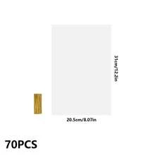 35/70 túi bóng kính kèm dây buộc xoắn vàng, túi nhựa OPP trong suốt dùng để trưng bày quà tặng, quà lưu niệm tiệc tùng, quà cưới và quà sinh nhật. - Xem 23