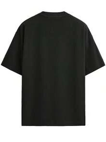 Camiseta Retro de Película para - Camiseta de Manga Corta con Estampado de Personaje de Película Retro, Color Negro, Ropa Deportiva Casual Regular, Lavable aáquina, Estilo Urbano, Tej - Negro - Ver 2
