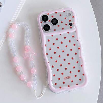 1 ốp lưng điện thoại họa tiết sóng và sao, chất liệu TPU mềm, chống sốc và chống rơi, tương thích với các dòng Apple 17 PROMAX/16 PROMAX/17/16/15/14/13/12/11 Pro, món quà hoàn hảo cho gia đình, bạn bè, trẻ em, sinh nhật, kỳ nghỉ xuân hoặc bạn trai.