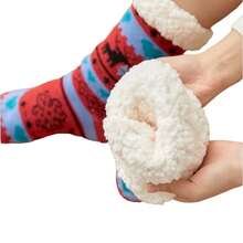 Children's Non-Slip Socks, Thermal Socks With Plush Lining - 各種各樣的女孩 - 查看 5