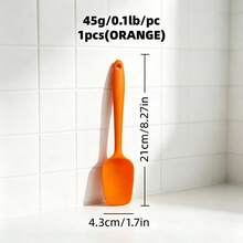 2/4 Pcs Small Silicone Spatula Spoon Heat Resistant Non Scratch Flexible Kitchen Scraper For Baking Cooking Nonstick Pan 4 Colors - View 11
