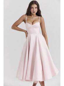 Vestidos largos de mujer - Rosa - Ver 6