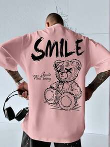 Zrgoth Men's Simple And Versatile Printed Short Sleeve T-Shirt - 白色 - 查看 10