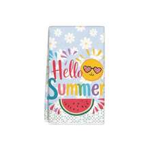 1/2 Sets Fashionable Delicate Kitchen Decorative Towel Set, Featuring Yellow Daisy And Heart-Shaped Watermelon Print, Size: 40cm*60cm, Super Soft Modern Absorbent Microfiber Fabric, Suitable For Cooking Use - Multicolor - View 17