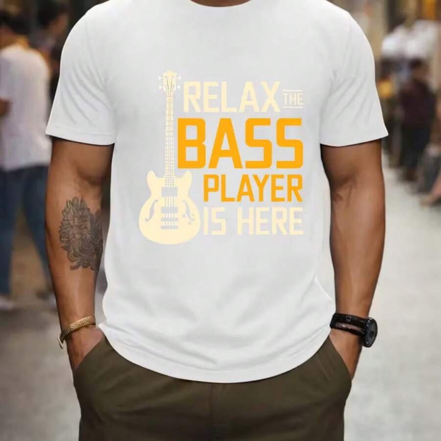 Printed T-Shirt For Men And Women - White - View 1