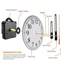 3 Sets Quartz Clock Movement Kits, Shaft Length: 2pcs 16mm, 1pc 20mm, Includes 3 Pairs Of Clock Hands, For Repairing, Replacing And DIY Wall Clock & Desk Clock, Suitable For Home And Office Decor, Thoughtful Gift For Clock Enthusiasts - G057B3#5 - View 5