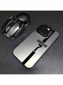 [24h Versand aus DE/FR/ES] Handyhülle mit Ronaldo Trikotnummer Grafikdesign Kompatibel mit iPhone 11-17Pro Max,  S21-S26 Galaxy,  13-15 Ultra, rutschfeste modische sturzresistente weiche TPU-Schutzhülle, perfektes Geschenk für Jungen und Mädchen für jeden Anlass - 1 Stück - Übersicht 4