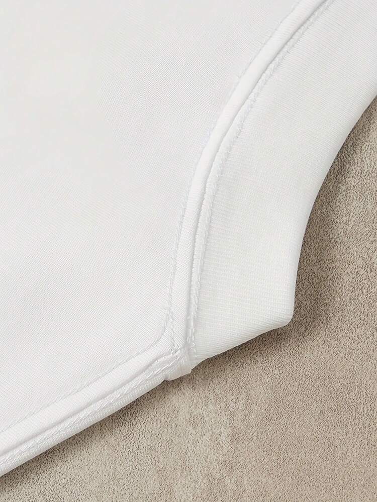 Men's T-Shirts For Spring And Summer - White - View 4