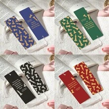 2pcs PET Printed Bookmarks, Exquisite And Beautiful Patterns, Durable And Elegant, Unique Design Suitable For Daily Use Or Collection. The Best Gift For Back To School Season, Whether For Personal Use Or Gifting To Family And Friends, It Is A Unique And Practical Gift Choice, Adding Atmosphere And Fun To Reading Time (Random Color Tassels) - 2PCS - View 1