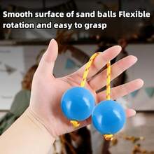 1 Pair Sand Egg Asalato African Shakers Rhythm Fingertip Abs Sand Ball For Kashaka Instrument Adults Beginners Accessories - 紅色 - 查看 5