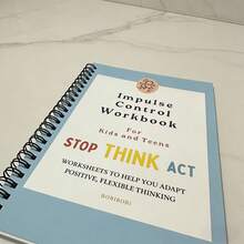 1pc A5 Impulse Control & Emotional Regulation Workbook, CBT Therapy Journal For Anxiety & Anger Management, Portable Self-Help Planner For Mindfulness & Self-Discipline, Daily Mood Tracker & Coping Skills Notebook - 衝動控制練習本-款式2 - 查看 6