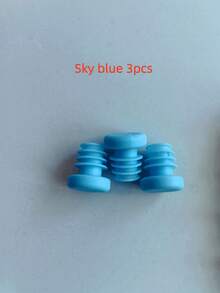 3pcs Silicone Bottle Caps, Durable Threaded Silicone Sealing Plugs - Multicolor - View 16