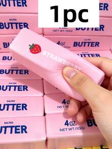 1 pieza Juguete Suave Fresa Crema, Súper Suave, Lento Rebote, Simulación de Pan, Juguete Antiestrés, Modelo de Pastel de Lento Rebote, Juguete de Relajación, Recuerdo de Fiesta - Multicolor - Ver 12