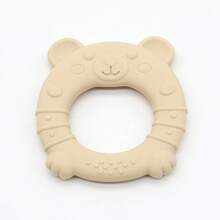 Cincin Gigitan Silikon, Mainan Gigitan yang Menenangkan untuk Bayi, Mainan Kunyah Beruang Kartun Lucu, Tahan Panas, Dapat Dicuci - MultiWarna - View 11