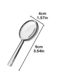 1/5pcs Small 5X Magnifying Glass, Designed For Portability, Suitable For Elderly, Students, And Outdoor Enthusiasts For Reading, Exploring Nature, And Detailed Daily Observation - A - View 5