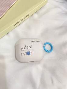 Ốp lưng Apple hình cá dễ thương, tương thích với Apple 1/2/3/4/5, ốp silicon mềm mờ bán trong suốt với vòng treo màu xanh dương. - Nhiều màu - Xem 6