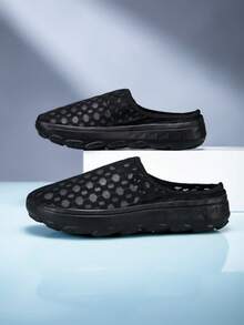 Men's Casual Slip-On Loafers - Lightweight Comfortable Shoes For Daily Wear, Minimalist Loafers - Black - View 1