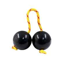 1 Pair Sand Egg Asalato African Shakers Rhythm Fingertip Abs Sand Ball For Kashaka Instrument Adults Beginners Accessories - màu đen - Xem 13