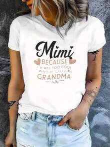 1 camiseta casual de manga corta para mujer, 100% algodón grueso - cuello redondo cómodo, camiseta suave y bonita, 180g 100% algodón. - Negro - Ver 9