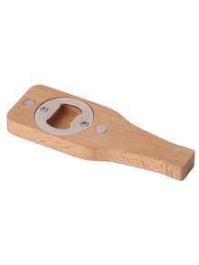 Creative Wooden Magnetic Bottle Opener, Convenient Portable Design - Multicolor - View 10