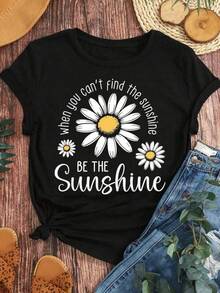 Women T-Shirts - Black - View 1