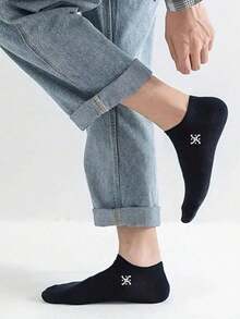 9雙黑白灰3色中性船襪 吸汗透氣 極簡舒適 適合日常穿著 1/3/5/6/10/20/30雙 - 彩色 - 查看 3