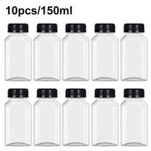 1pc/4pcs/10pcs -120ML/ 250ML/450ML-Leak-Proof Clear Plastic Juice Bottles - Perfect For Smoothies,Milk & Homemade Beverages - Juicing Containers - Clear - View 26