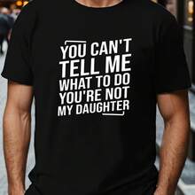 Printed T-Shirt For Men And Women - 黑色 - View 1